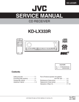 JVC KDLX-333-R-Service-Manual
